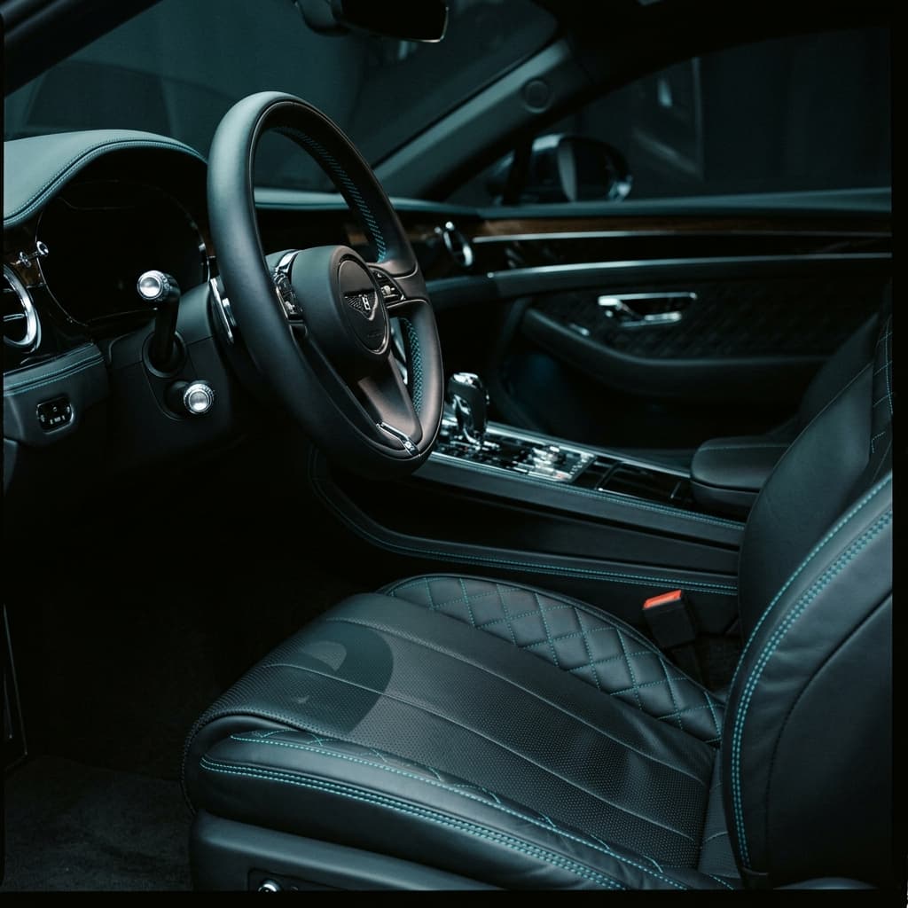 Pristine leather interior