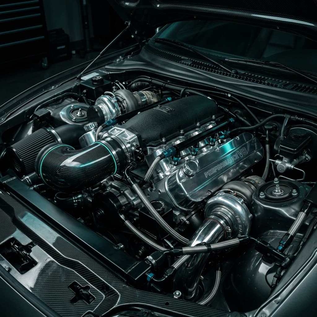 Clean engine bay